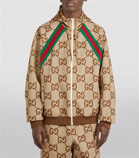 cheap gucci leather jacket|gucci gg print jacket men's.